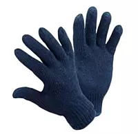 knitted hand gloves blue -35 gm