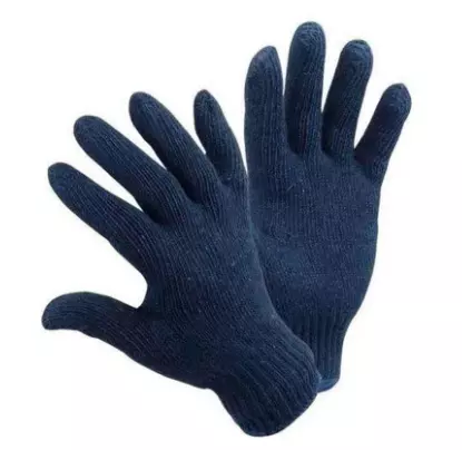 knitted hand gloves blue -35 gm