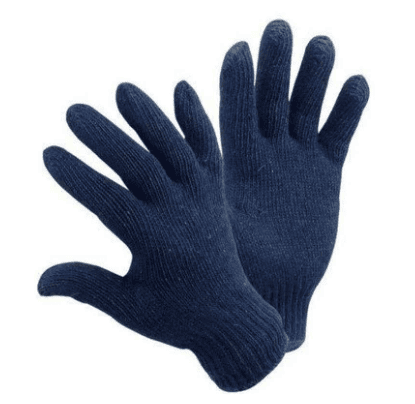 knitted hand gloves blue -35 gm
