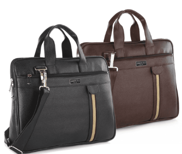 Kenneth Cole Leatherette Laptop Bag