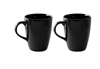 Conical ceramic mugs