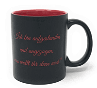 Double shade ceramic mug