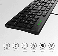 PORTRONICS KI-PAD2 WIRED KEYBOARD