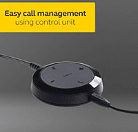 Jabra Evolve 30 II Stero On Ear Wired Headphone with Mic