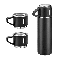 Vaccum flask 500ml with  2 cups