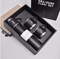 Vaccum flask 500ml with  2 cups