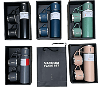 Vaccum flask 500ml with  2 cups