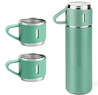 Vaccum flask 500ml with  2 cups
