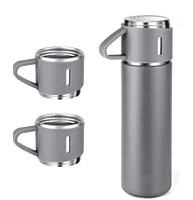 Vaccum flask 500ml with  2 cups
