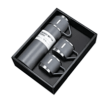 Vaccum flask 500ml with  2 cups