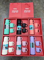Vaccum flask with 2 cups