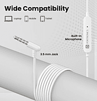 Portronics Conch 10 Wired Earphone