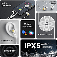 Portronics Conch 10 Wired Earphone