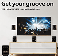 Philips SPA5128B Multimedia Speakers