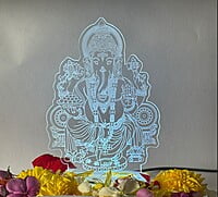 3D Acrylic illusion lights - Ganesha Theme