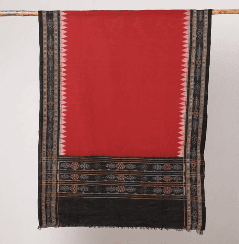 PHERA DUPATTA YELLOW BLACK