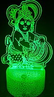 3D Acrylic illusion lights - Krishna Theme