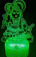 3D Acrylic illusion lights - Krishna Theme