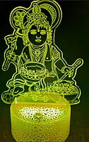 3D Acrylic illusion lights - Krishna Theme