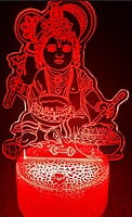 3D Acrylic illusion lights - Krishna Theme