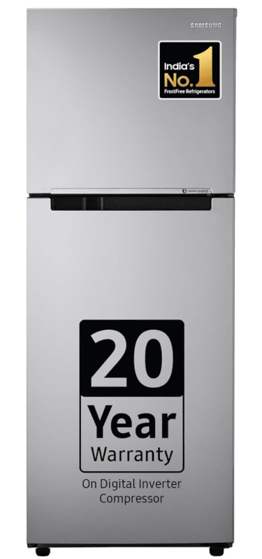 Samsung 236 L, 2 Star, Digital Inverter, Frost Free Double Door Refrigerator