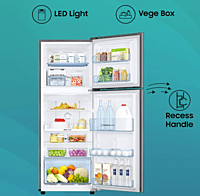 Samsung 236 L, 2 Star, Digital Inverter, Frost Free Double Door Refrigerator
