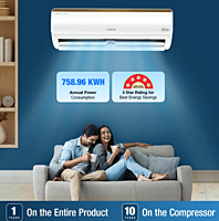Voltas SmartAir Inverter AC, 1.5 Ton, 5 Star - 185V Vertis Elite Gold