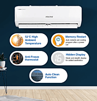 Voltas SmartAir Inverter AC, 1 Ton, 3 Star - 123V Vertis Emerald