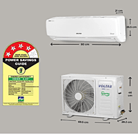 Voltas 1 Ton 4 Star, Inverter Split AC Vectra Elegant