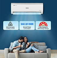 Voltas Adjustable Inverter Split AC, 1 Ton, 5 Star- 125V Vectra Elite