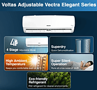Voltas Adjustable Inverter AC, 1.5 Ton, 5 Star - 185V Vectra Elegant