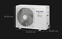 VOLTAS Vertis 5 in 1 Convertible 2 Ton 3 Star Inverter Split AC with 4-Way Swing (2023 Model, Copper Condenser, 243V Vertis Exotica Marvel)