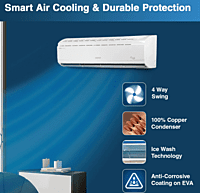 Voltas Heavy Duty Inverter Split AC, 2 Ton, 5 Star - 245V Venus Plus