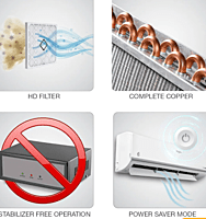 Whirlpool Supremecool 1.5T 3 Star Xpand Inverter Split Air Conditioner