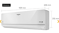 Whirlpool 3DCool 1.5T 3 Star Xpand Inverter Split Air Conditioner