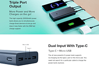 Mi 20000mAh  Power Bank 3i