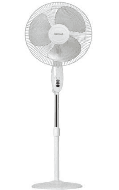 Havells Swing 400mm Pedestal Fan (White)