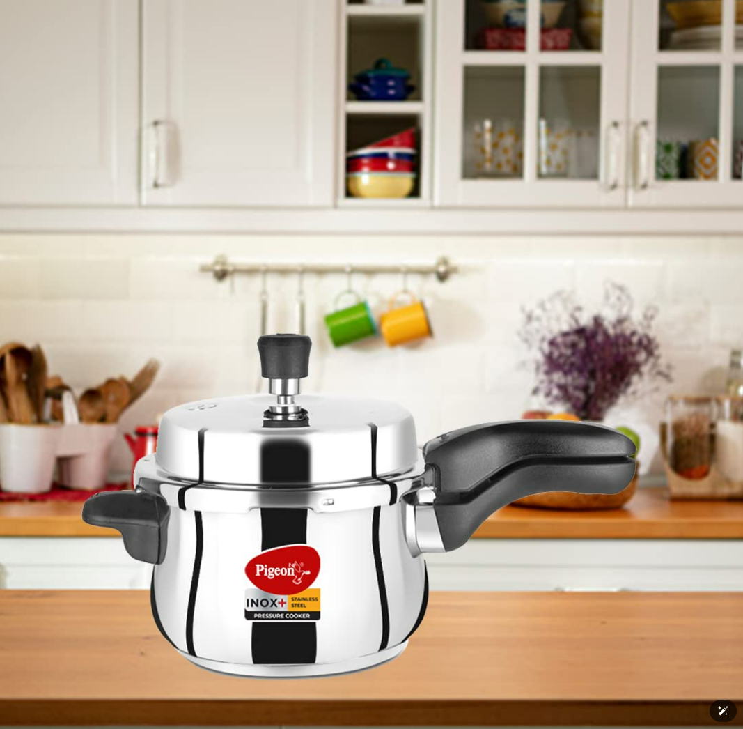 Pigeon Steel JADE Flat Bottom Tope -2200ml