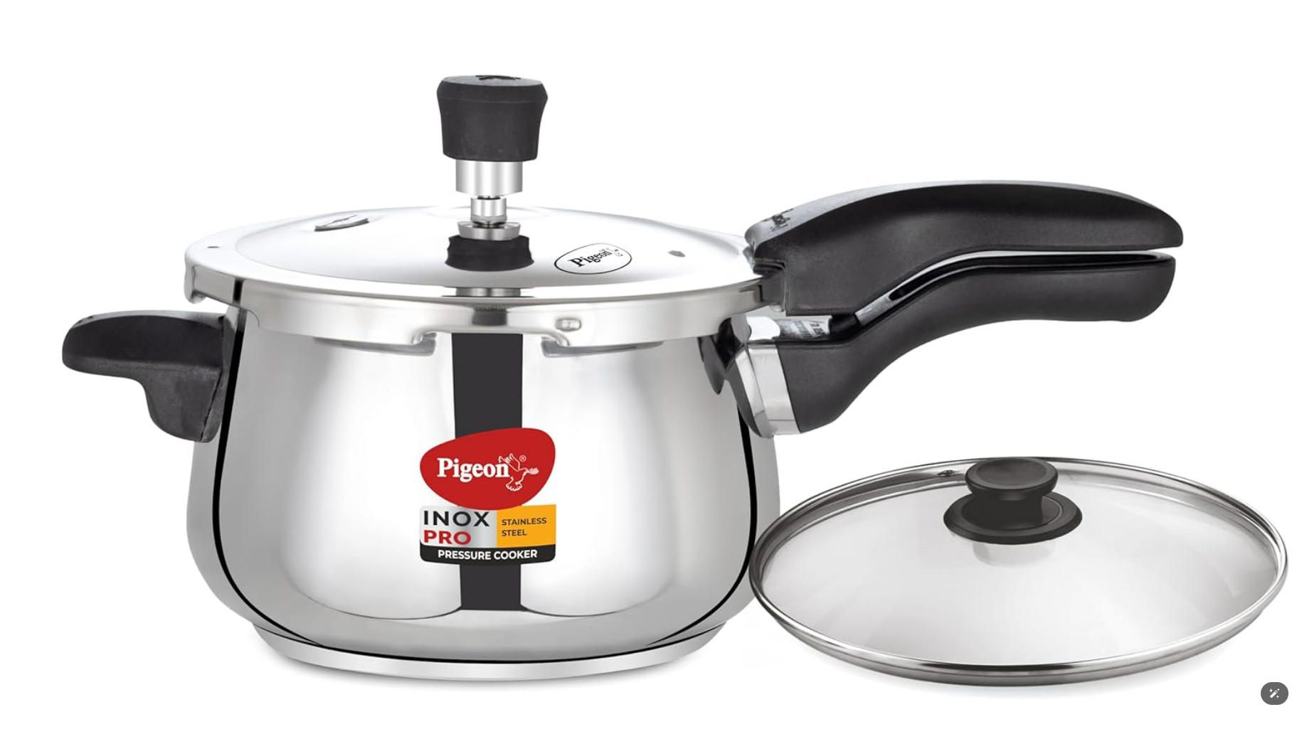 Pigeon Steel JADE Flat Bottom Tope -1300ml