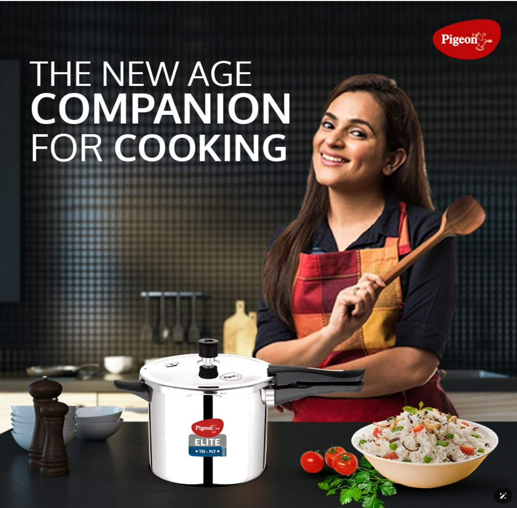 Pigeon Steel EMARALD Copper Bottom Tope-2700ml