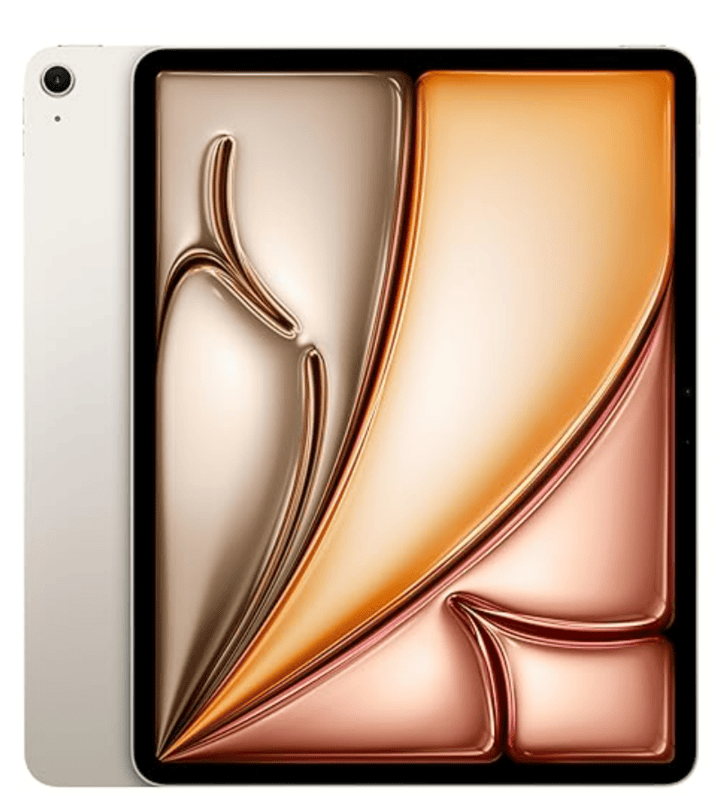 Apple iPad Air 13″ (M2): Liquid Retina Display,Landscape 12MP Front Camera / 12MP Back Camera, Wi-Fi 6E + 5G Cellular with eSIM, Touch ID, All-Day Battery Life
