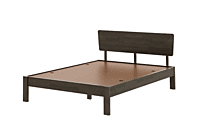 Swirl Solid Wood Without Storage Bed