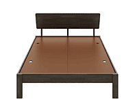 Swirl Solid Wood Without Storage Bed