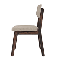 Salvia (Lingon table-Leve chair) 4-seater Solid wood square shape dining set