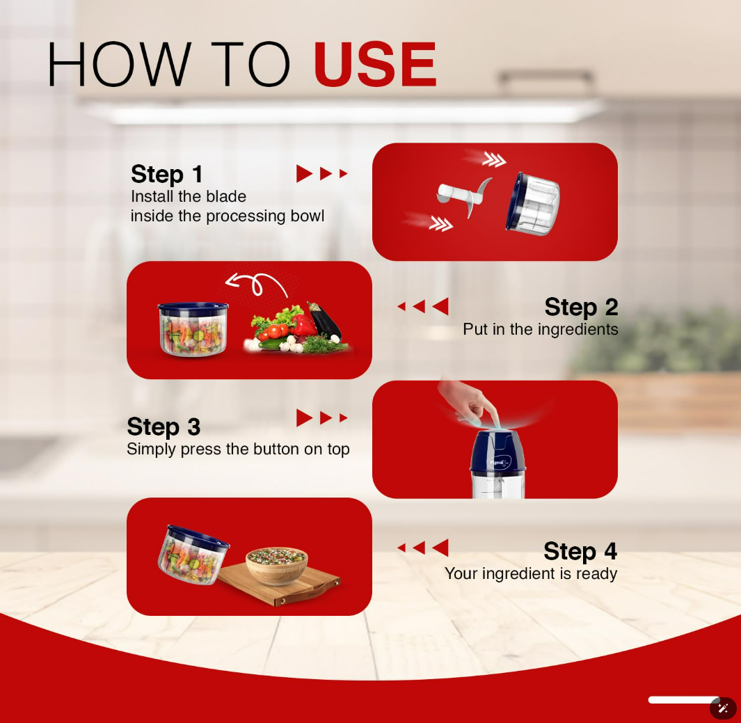 Pigeon Zoom electric  chopper