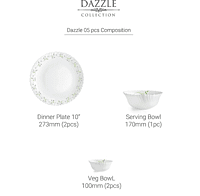 Cello HYDRA PRO Borosilicate Glass Bottles set