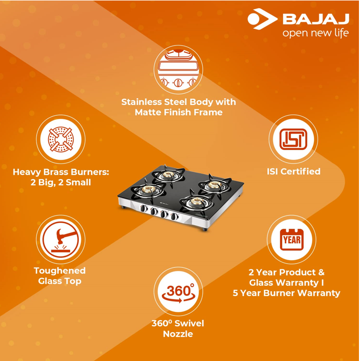 Bajaj HYPERION RC LED TORCH CUM TABLE LAMP