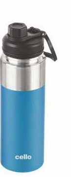 Cello Duro Tuff Series Sprint Double Walled Stainless Steel Bottle with DTP Coating, 850 ml Flask