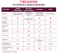 BOROSIL FULL PLATE 10” SET 6