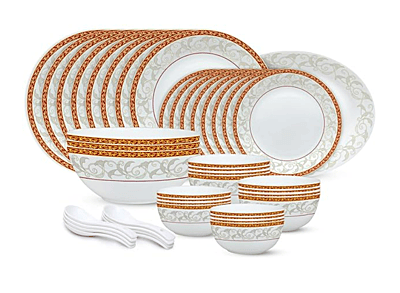 BOROSIL 33 PC D/SET WITH SPOON